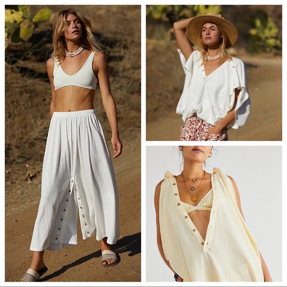 Free People All In One Convertible - top, pants, skirt